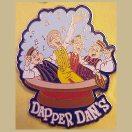 2001 WALT DISNEY WORLD DAPPER DANS MUSICAL MAIN STREET ATTRACTION PIN