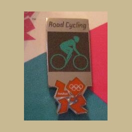 2012 LONDON OLYMPICS PIN PICTOGRAM ROAD CYCLING SPORT