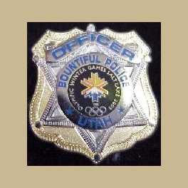 2002 SLC OLYMPICS BOUNTIFUL POLICE STAR BADGE PIN