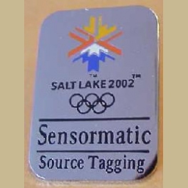 SALT LAKE CITY OLYMPICS SENSORMATIC TAGGING PIN