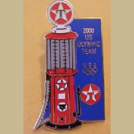 SY282 SYDNEY 2000 OLYMPIC TEXACO US OLYMPIC TEAM GAS PUMP PIN