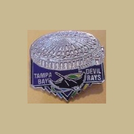 FIRST 1996 DEVIL RAYS TAMPA BAY STADIUM PIN