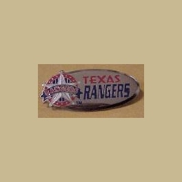 MLB BASEBALL PIN TEXAS RANGERS OVAL LOGO